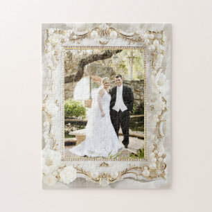 Puzzle Jolie photo personnalisée de mariage