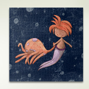 Puzzle Jolie pieuvre sirène