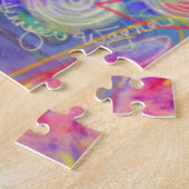 Puzzle Jolie Purple Inspirationnel Coeurs Citation (Côté)