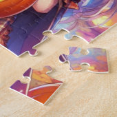 Puzzle Jolie Sorcière d'Halloween Anime (Côté)