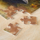 Puzzle Jolie Vache Highland Aux Tournesols (Côté)