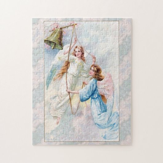 Puzzle Jolies Anges Avec Cloche (Vertical)