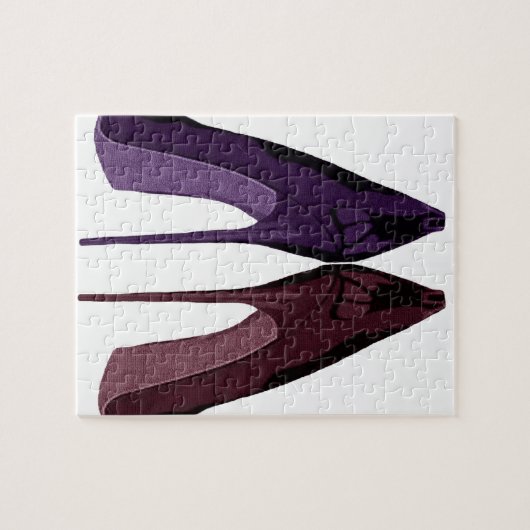 Puzzle Jolies chaussures toutes dans un art de rangée (Horizontal)