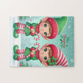 Puzzle Jolies elfes de Noël (Horizontal)