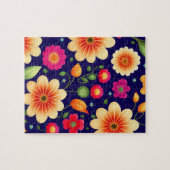 Puzzle Jolies fleurs colorées florales (Horizontal)
