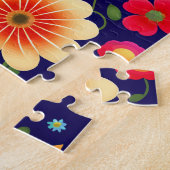 Puzzle Jolies fleurs colorées florales (Côté)