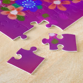 Puzzle Jolies Fleurs De Boho Rose (Côté)