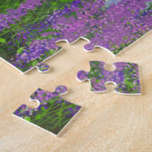 Puzzle Jolies Fleurs Lupines Au Bord Du Lac (Côté)