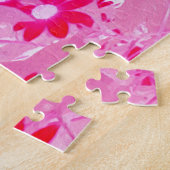 Puzzle Jolies fleurs rouges (Côté)