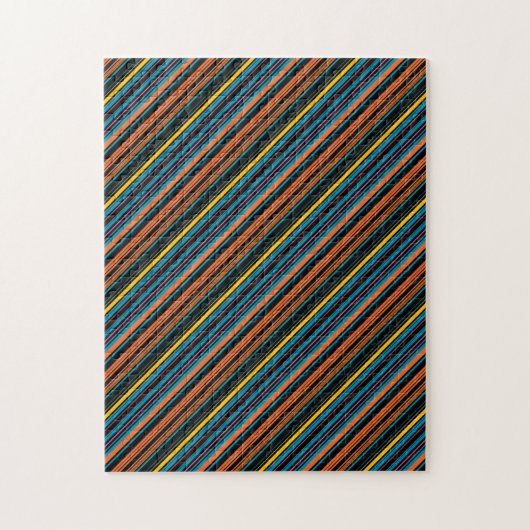 Puzzle Jolies rayures noir bleu (Vertical)