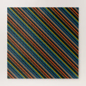 Puzzle Jolies rayures noires bleues (Horizontal)