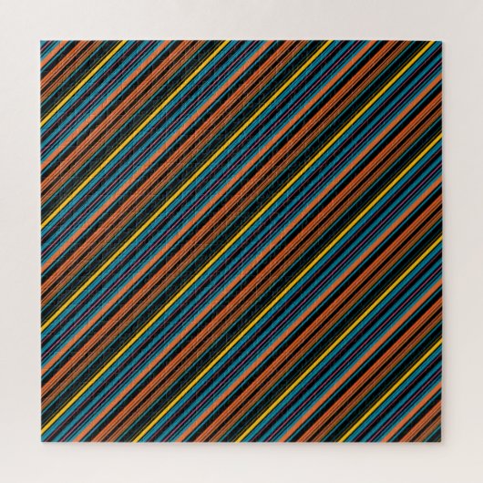 Puzzle Jolies rayures noires bleues (Vertical)