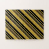 Puzzle Jolies rayures noires dorées (Horizontal)