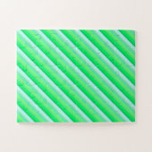 Puzzle Jolies rayures vert aqua (Horizontal)