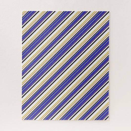 Puzzle Jolies rayures violettes blanches (Vertical)