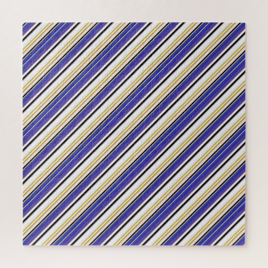 Puzzle Jolies rayures violettes blanches (Vertical)