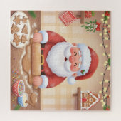 Puzzle Jolly Santa's Cookie Kitchen Christmas (Horizontal)