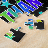 Puzzle "JONATHAN" Prénom, Amusant "HEUREUX ANNIVERSAIRE" (Côté)