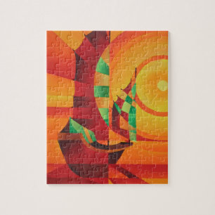 Puzzle Joncs Cubistes Sur La Mer Rouge