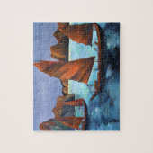 Puzzle Joncs Dans La Baie Dragon Descendante (Vertical)