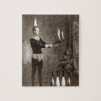 Puzzle Jongleur de feu vintage