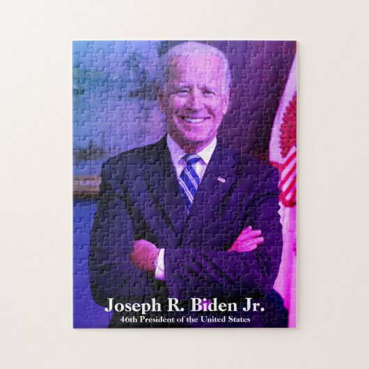 Puzzle Joseph Joe Biden - 46e Président des États-Unis (Vertical)