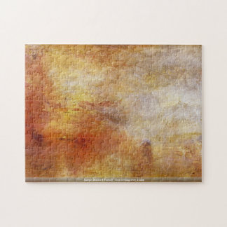 Puzzle Joseph Mallord Turner - Sun plaçant au-dessus d'un