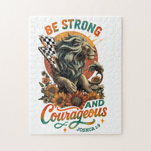 Puzzle Joshua 1:9 (Vertical)