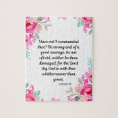 Puzzle Joshua 1:9 - Soyez fort et de bon courage (Vertical)