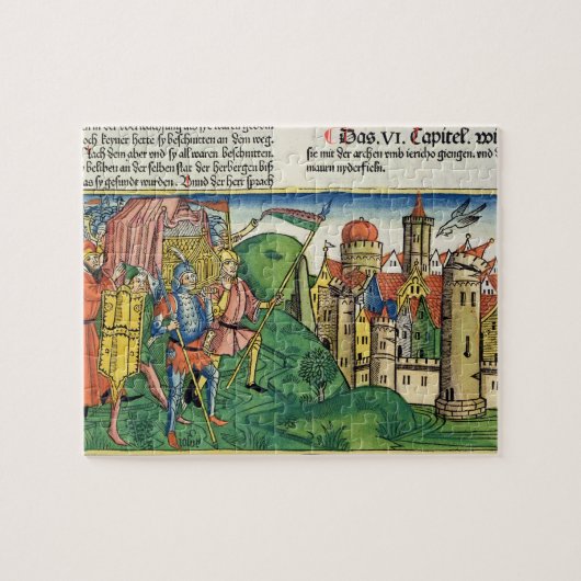 Puzzle Joshua 6 4-21 l'automne de Jéricho, du 'Nurem (Horizontal)