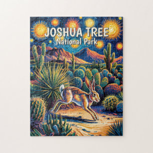 Puzzle Joshua Tree Désert Faune Lièvre de Californie Colo