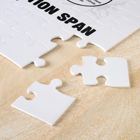 Puzzle J'Oublie Toujours Mon Courte Portée D'Attention (Côté)