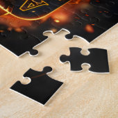 Puzzle Jouer aux cartes. (Côté)