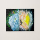 Puzzle Jouer aux dauphins sous le soleil (Horizontal)
