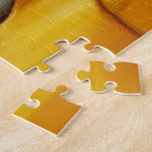 Puzzle Jouer Chien Profitant De Voiture Ride Art (Côté)