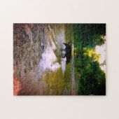 Puzzle Jouer Dans La Rivière (Horizontal)