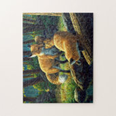 Puzzle Jouer de mignons Pups Red Fox (Vertical)
