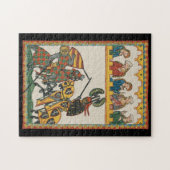 Puzzle Jouer Des Chevaliers À Un Tournoi (Horizontal)