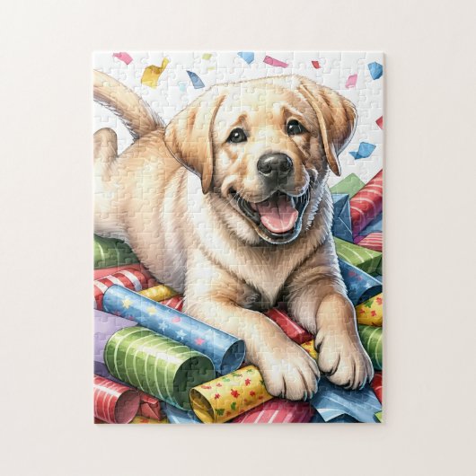 Puzzle Jouer Jaune Labrador Retriever Chien Chien Chien C (Vertical)