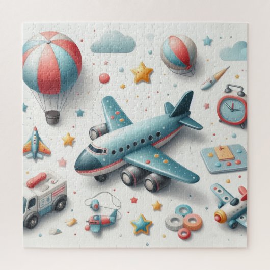 Puzzle Jouet d'avion (Vertical)