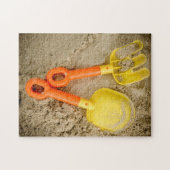 Puzzle Jouets de sable jaune et orange (Horizontal)