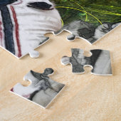 Puzzle Joueur de baseball attrapant une boule (Côté)