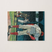 Puzzle Joueur de baseball vintage sur Mound (Horizontal)