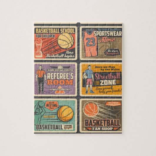 Puzzle Joueur de basket-ball (Vertical)