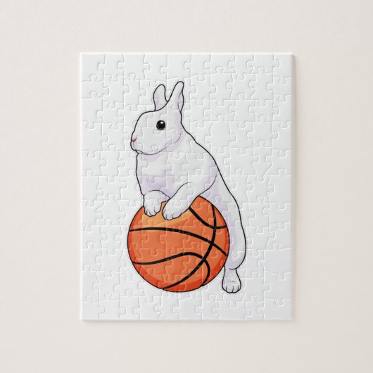 Puzzle Joueur de basket-ball Bunny (Vertical)