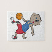 Puzzle Joueur de basket-ball de chien (Horizontal)