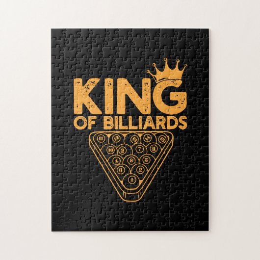 Puzzle Joueur de billard | Roi Des Billiards (Vertical)