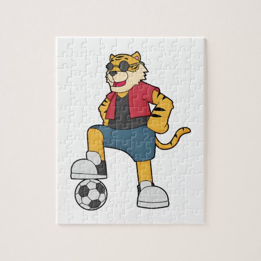 Puzzle Joueur de football de Tiger (Vertical)