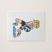 Puzzle Joueur de volley-ball - léger/blond (Horizontal)