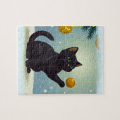 Puzzle Joueur Noël Kitten (Horizontal)